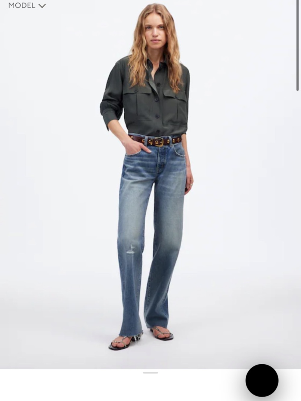 Madewell Women’s Dean Easy Jeans NWT